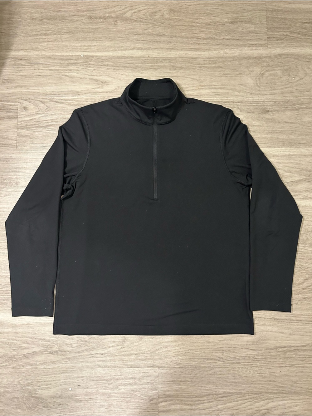lululemon athletica Black Soft Jersey Quarter Zip